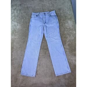 Wrangler Jeans Men’s 35X32 Cowboy Cut Slim Fit Light Wash 936GBH E172